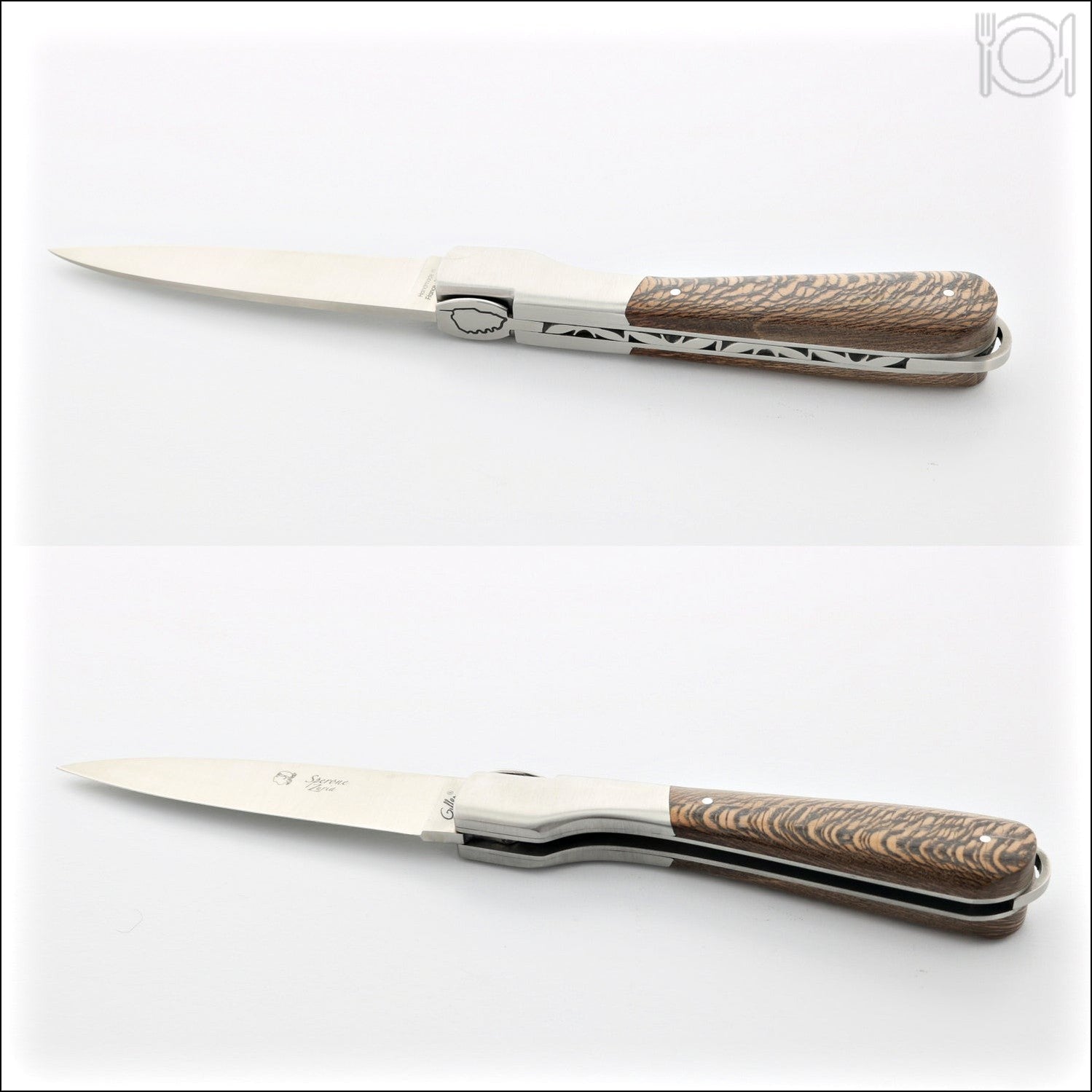 Corsican Sperone Pocket Knife Plane Tree Brown