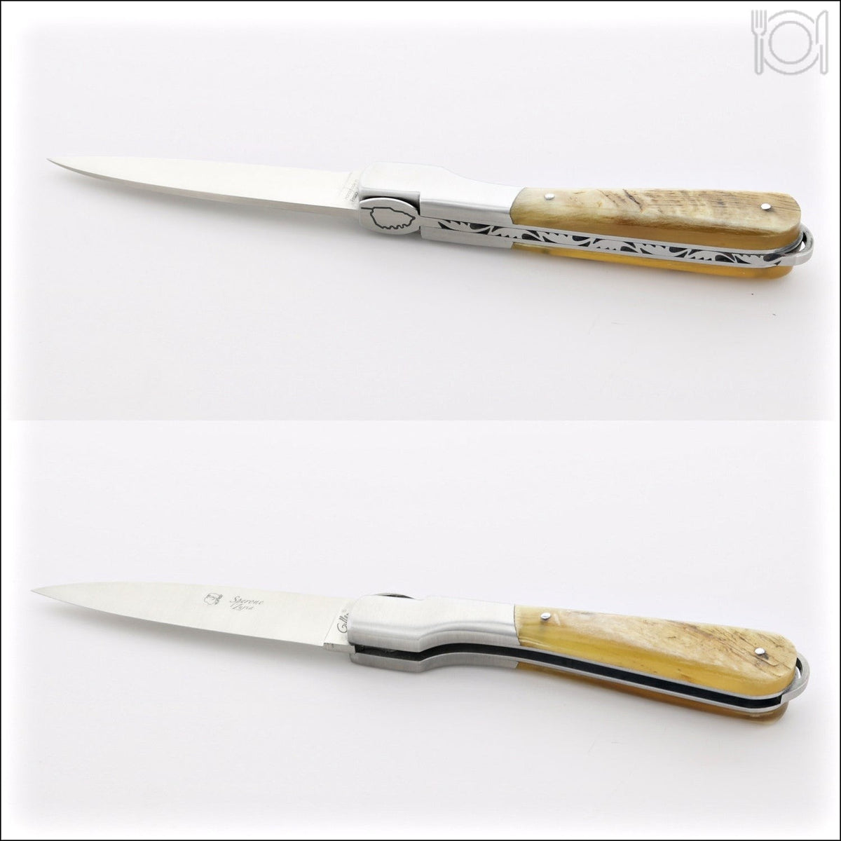 Corsican Sperone Pocket Knife Ram Horn
