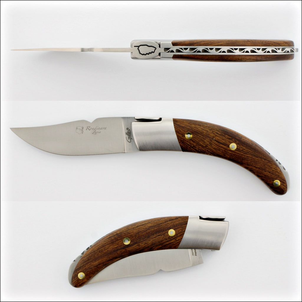 Corsican Rondinara Folding Knife - Desert Ironwood Handle