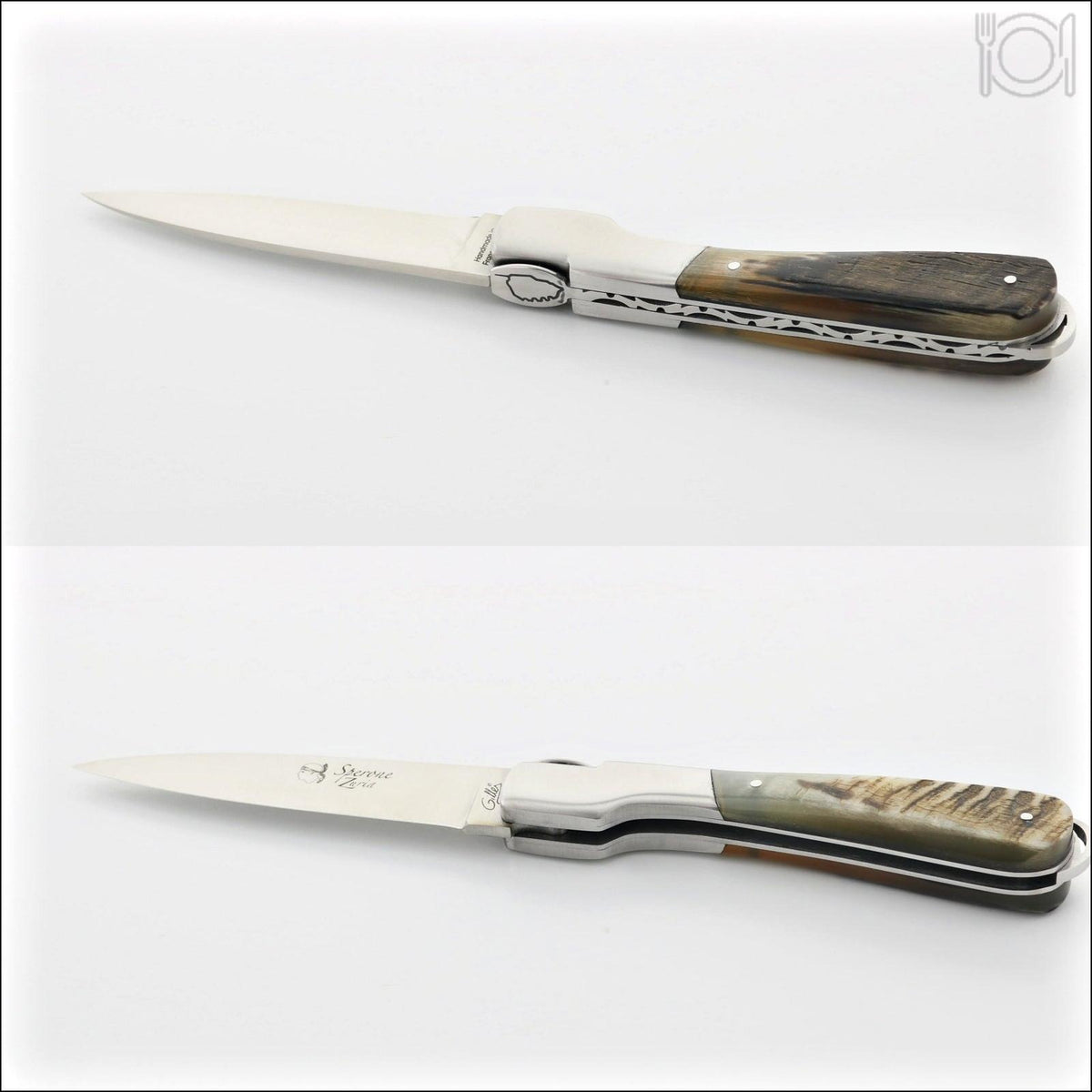 Corsican Sperone Pocket Knife Ram Horn