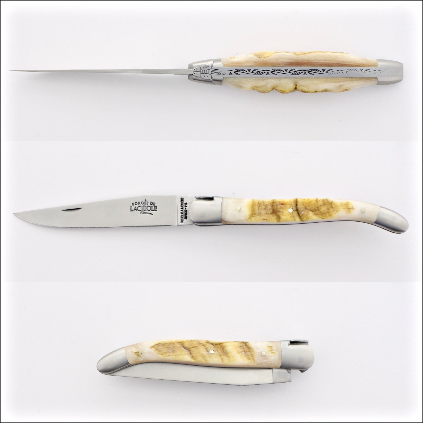 Forge de Laguiole 11 cm Ram Horn Tip - F