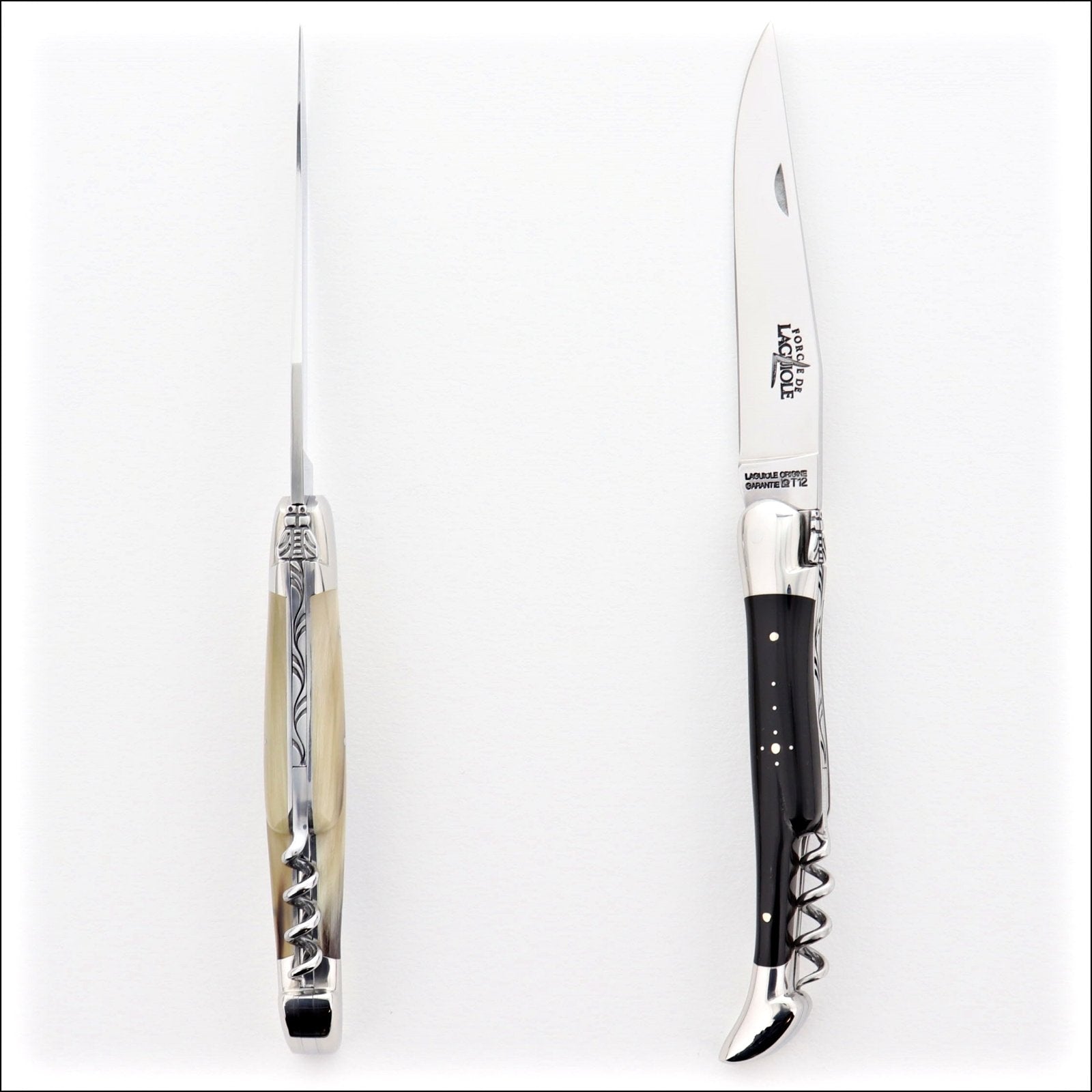 Forge de Laguiole 12 cm Picnic Knife Horn Tip-FDL POCKET KNIFE