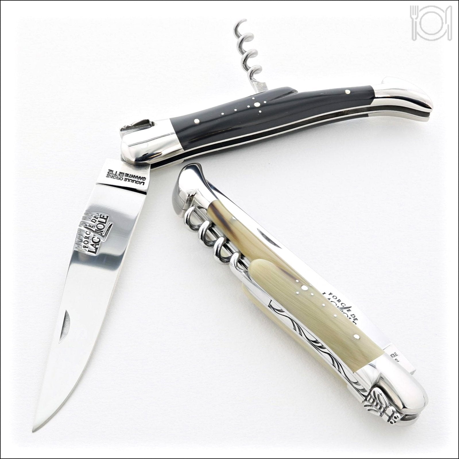 Forge de Laguiole 12 cm Picnic Knife Horn Tip-FDL POCKET KNIFE