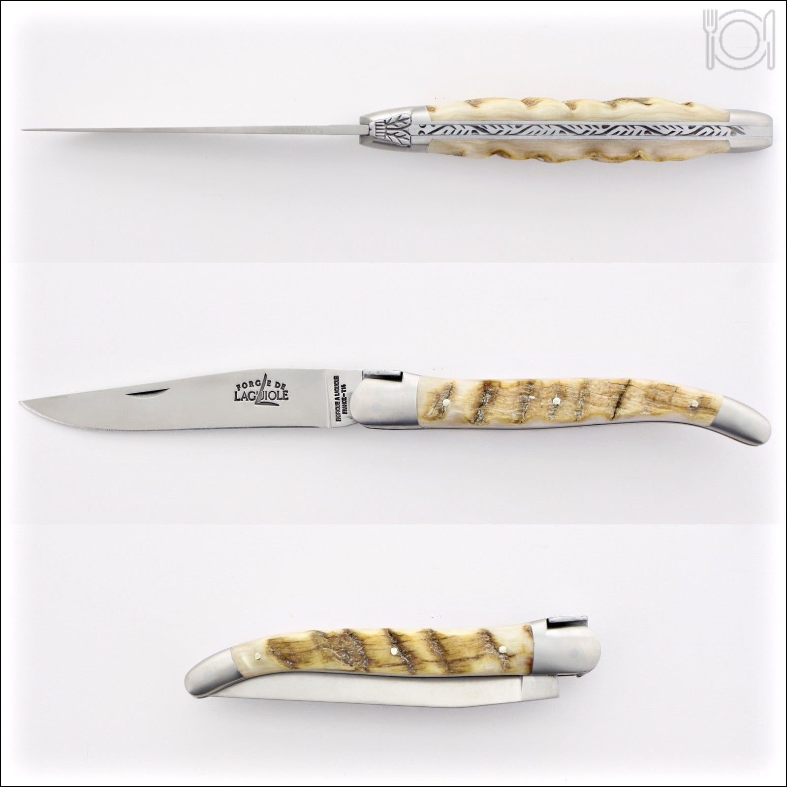Forge de Laguiole 12 cm Ram Horn Tip - D
