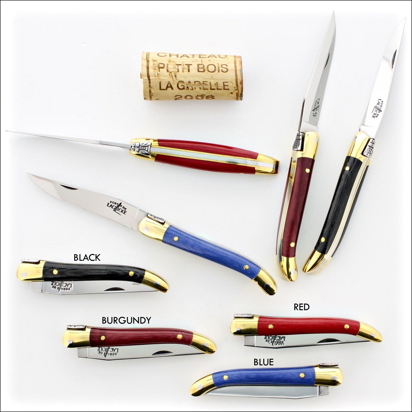 Forge de Laguiole 7cm Folding Knife Color Handles