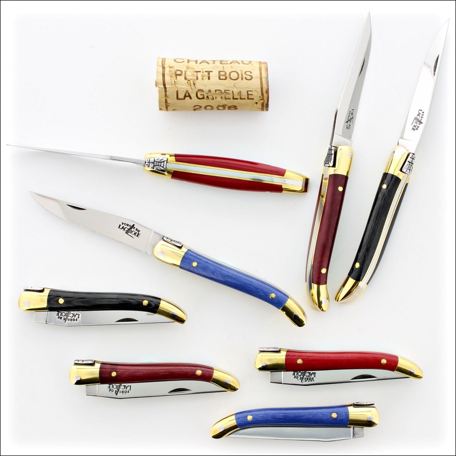 Forge de Laguiole 7cm Folding Knife Color Handles