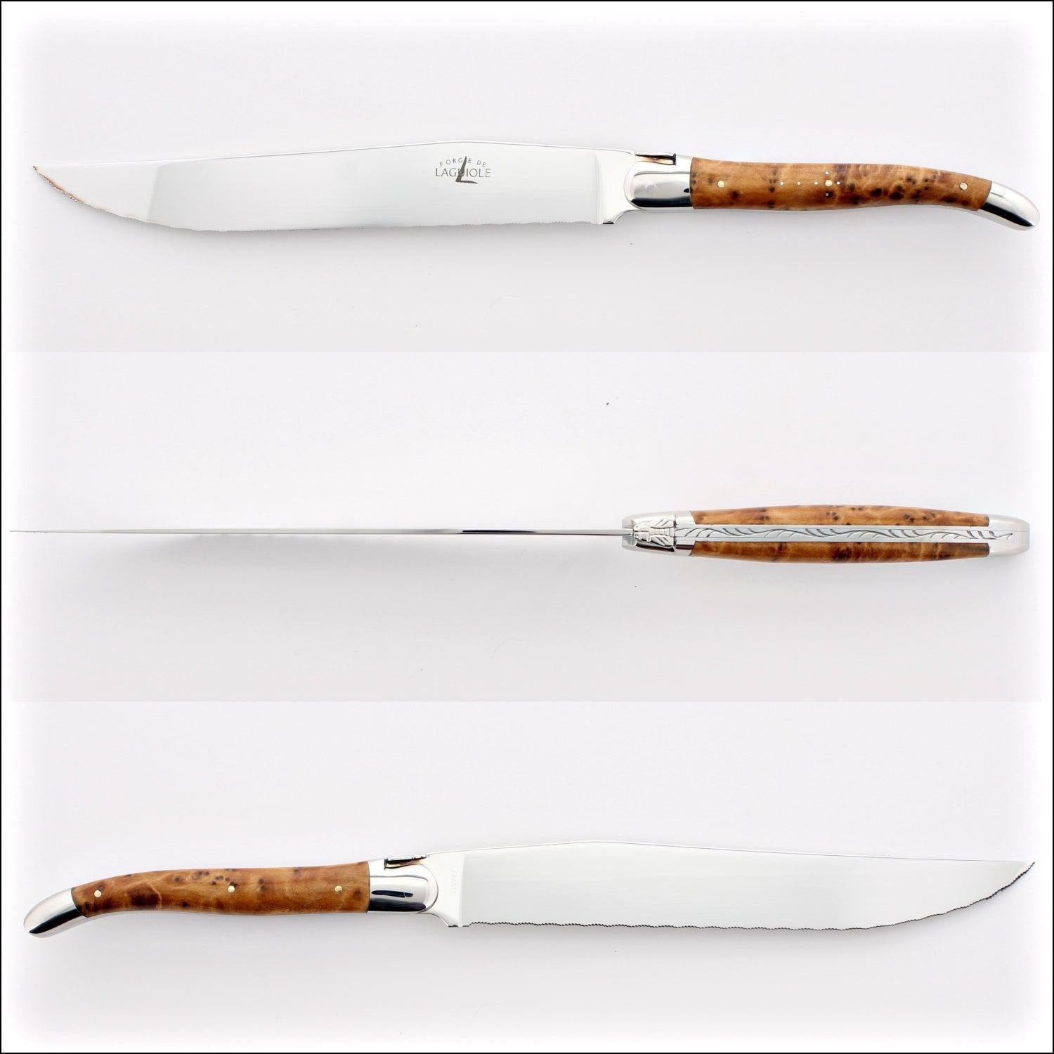 Forge de Laguiole Bread Knife Thuya - Shiny Finish
