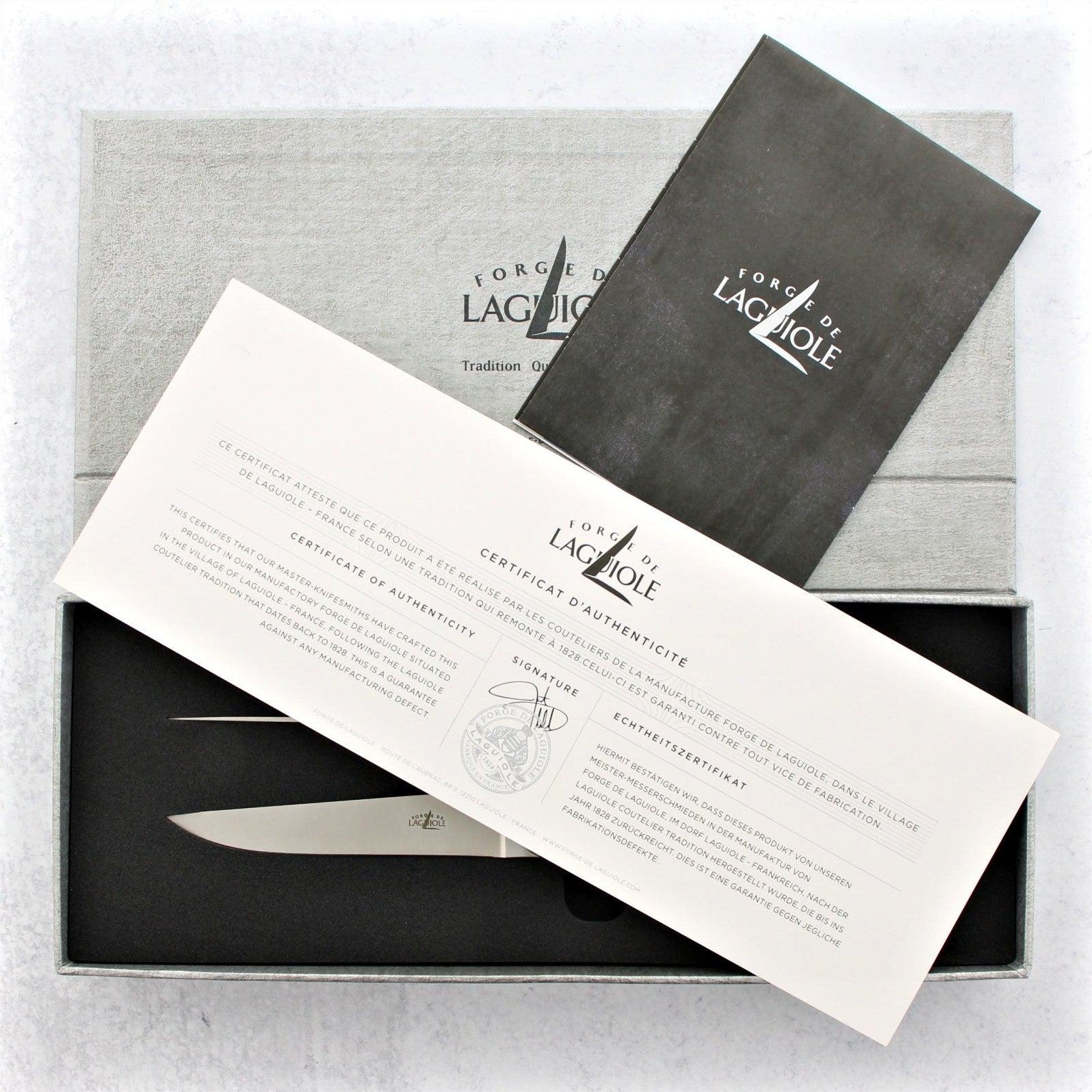 Forge de Laguiole Cattle Bone Handle Steak Knives