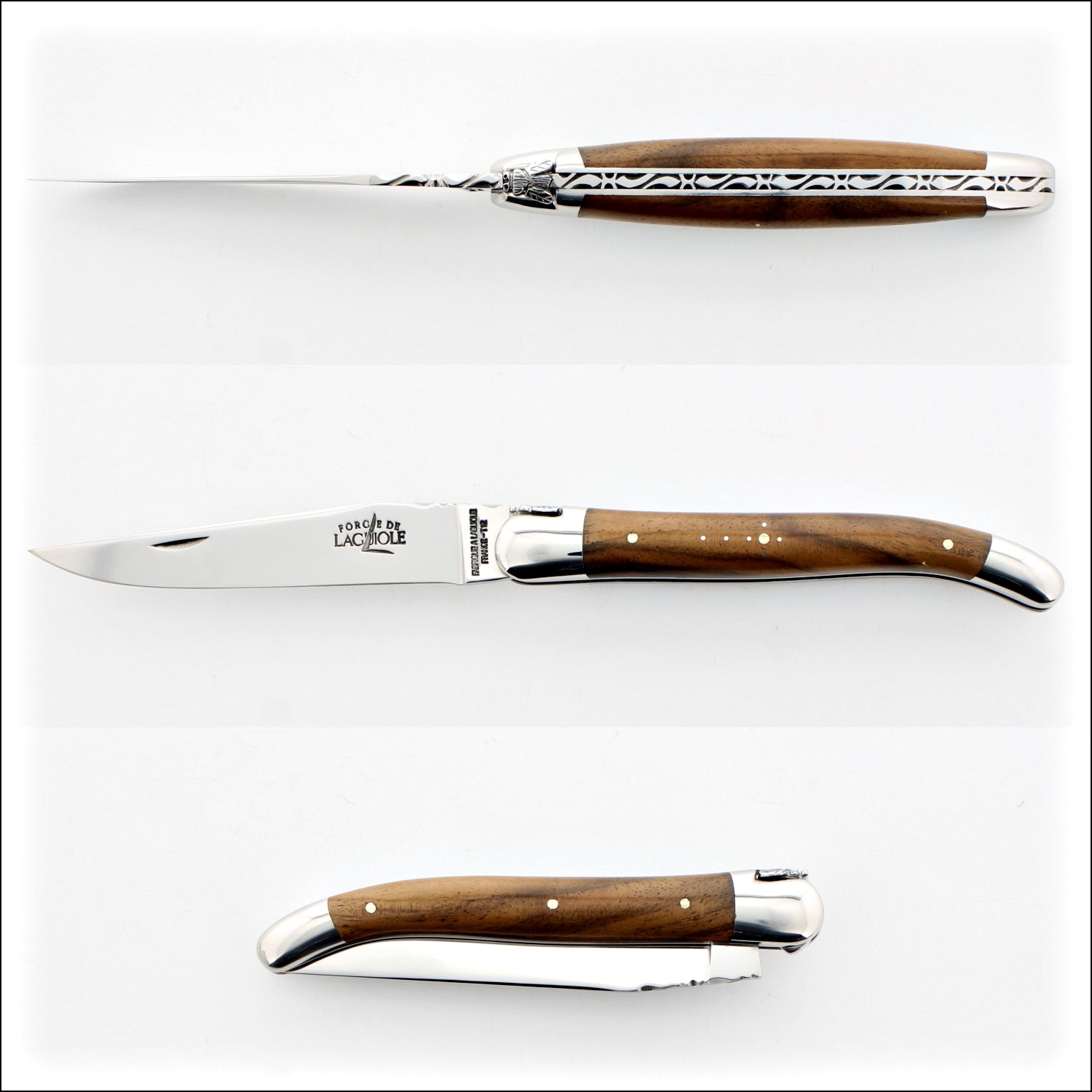 Forge de Laguiole Collection 11 cm Walnut - Shiny Finish