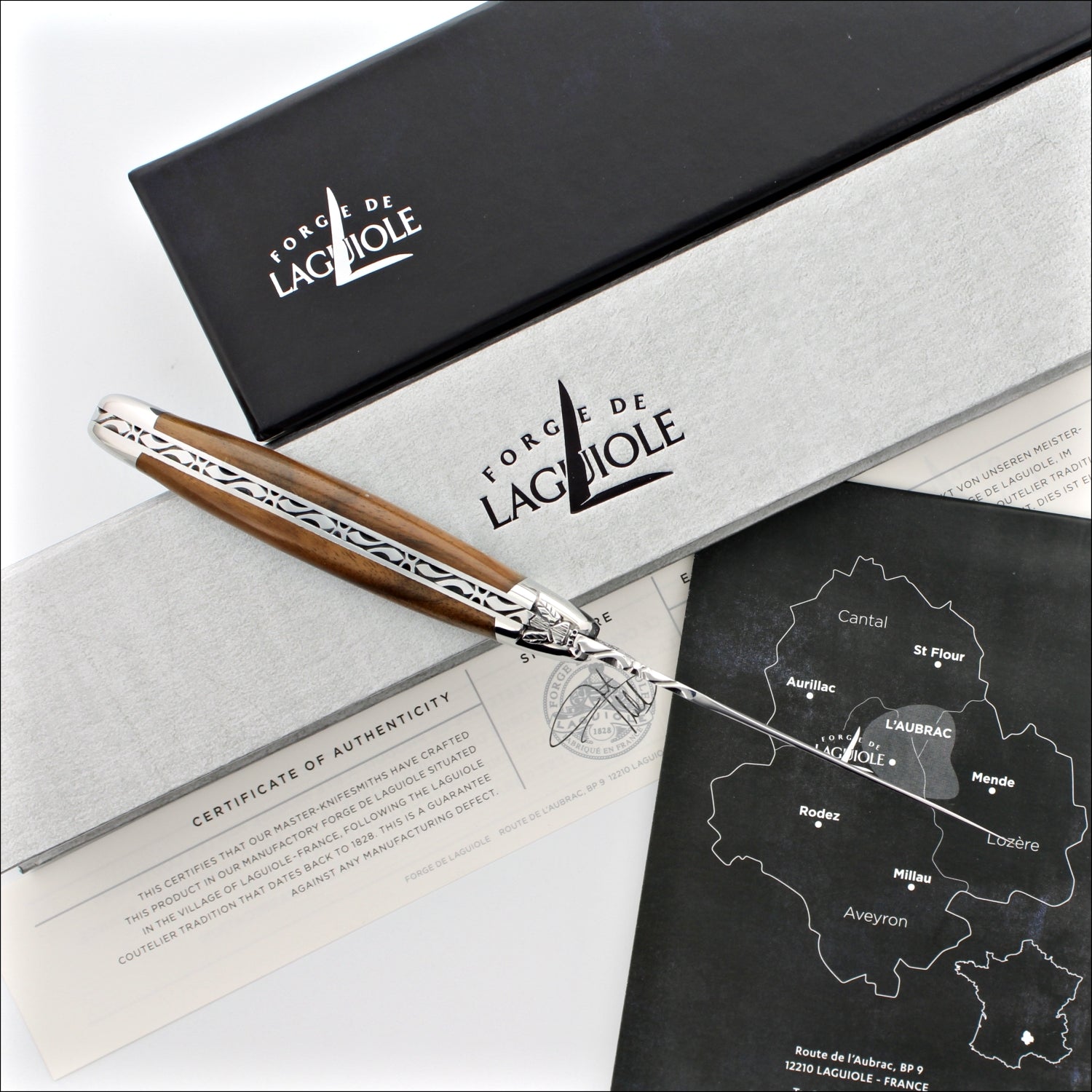 Forge de Laguiole Collection 11 cm Walnut - Shiny Finish