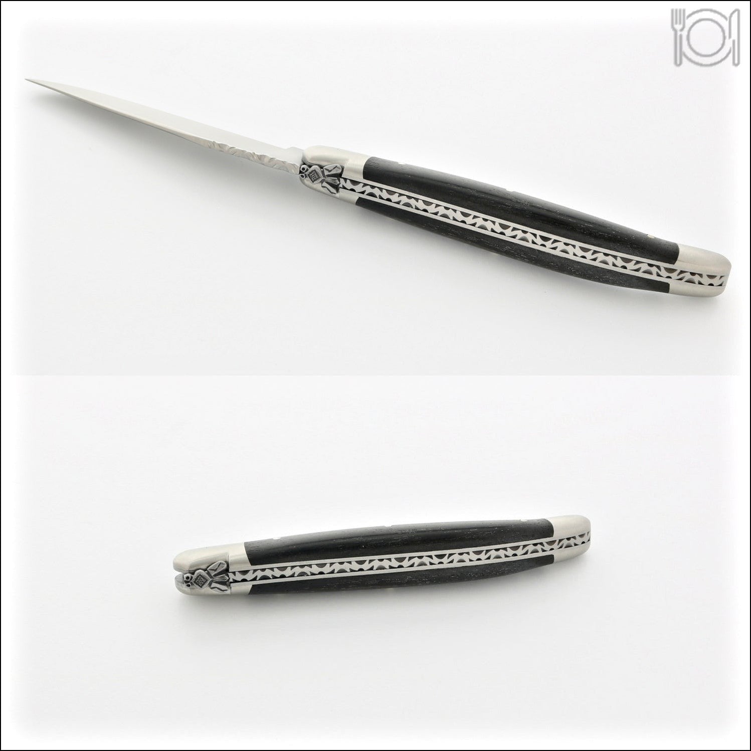 Forge de Laguiole Collection 12 cm Ebony Satin Finish