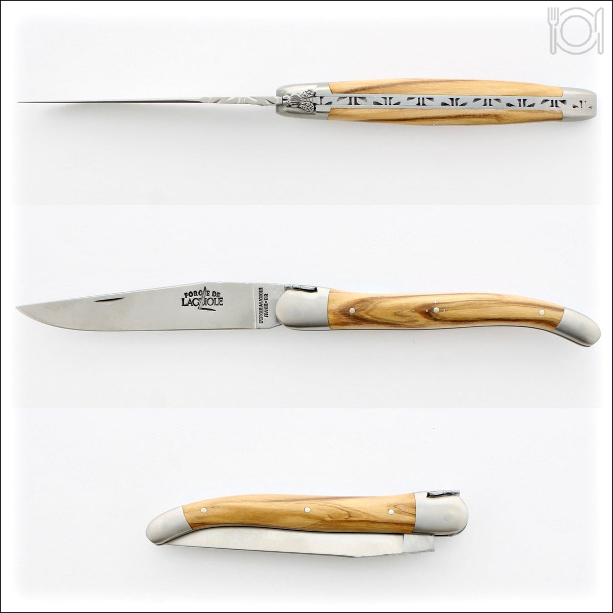 Forge de Laguiole Collection 12 cm Olivewood Satin Finish