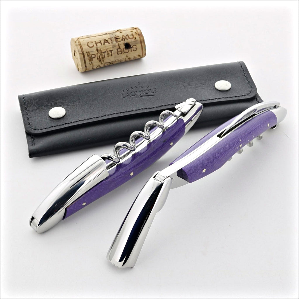 Forge de Laguiole Corkscrew Compressed Fabric - Purple - Laguiole