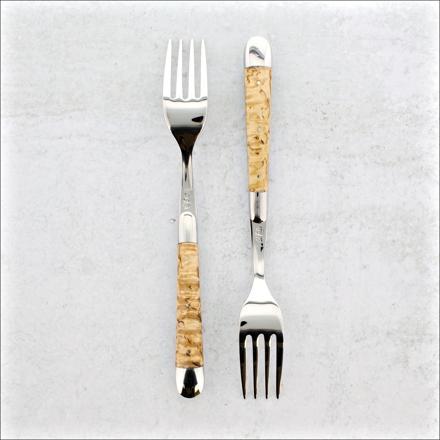 4-10pcs Laguiole Steak Knives Olive Wood Handle Dinner Knifes Handmade  Forged Black Hammer Blade Japanese Wooden Cutlery 8.8
