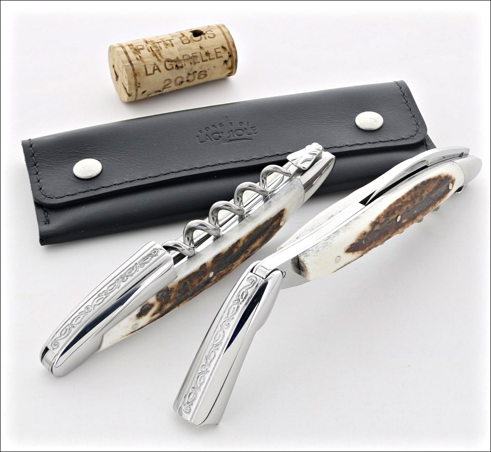 Forge de Laguiole Pinot Noir Elk Stag Handle