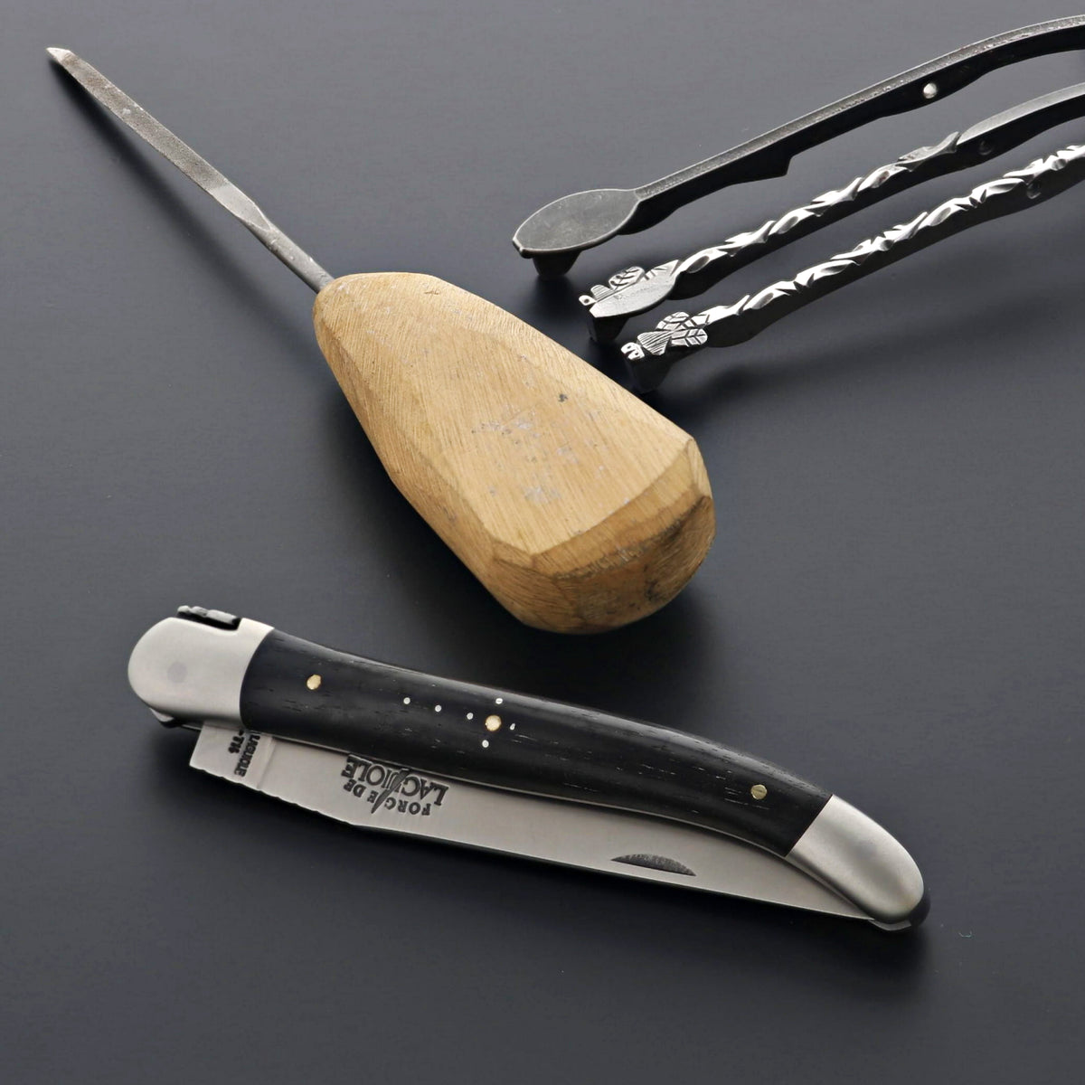 Forge de Laguiole Collection 11 cm Ebony - Satin Finish