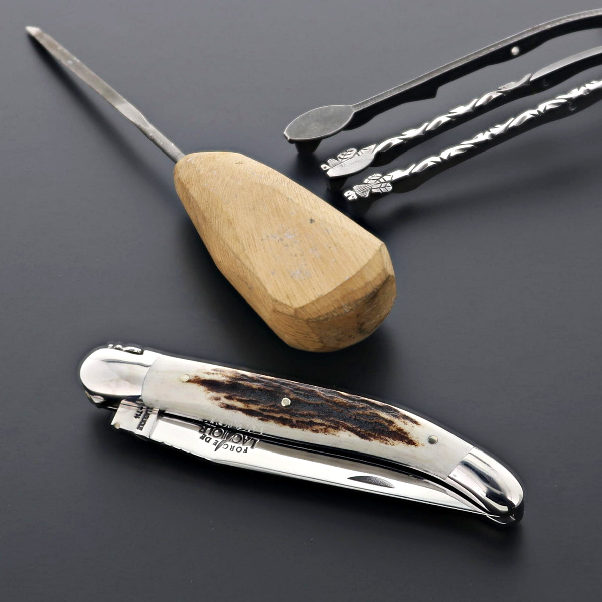 Forge de Laguiole Collection 11 cm Elk Stag - Shiny Finish