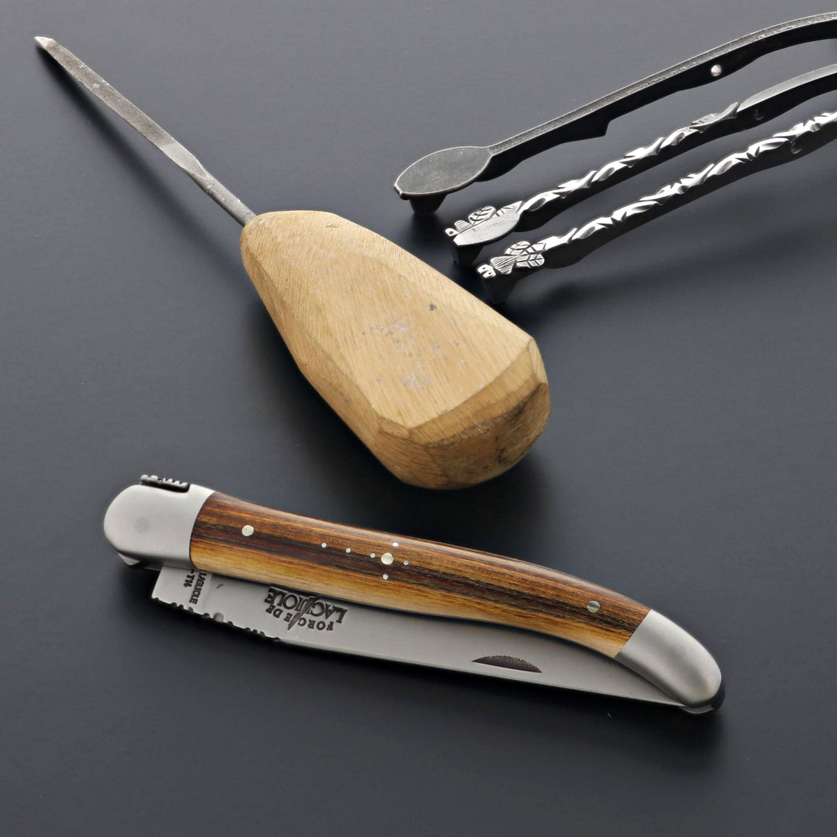 Forge de Laguiole Collection 11 cm Pistachio - Satin Finish