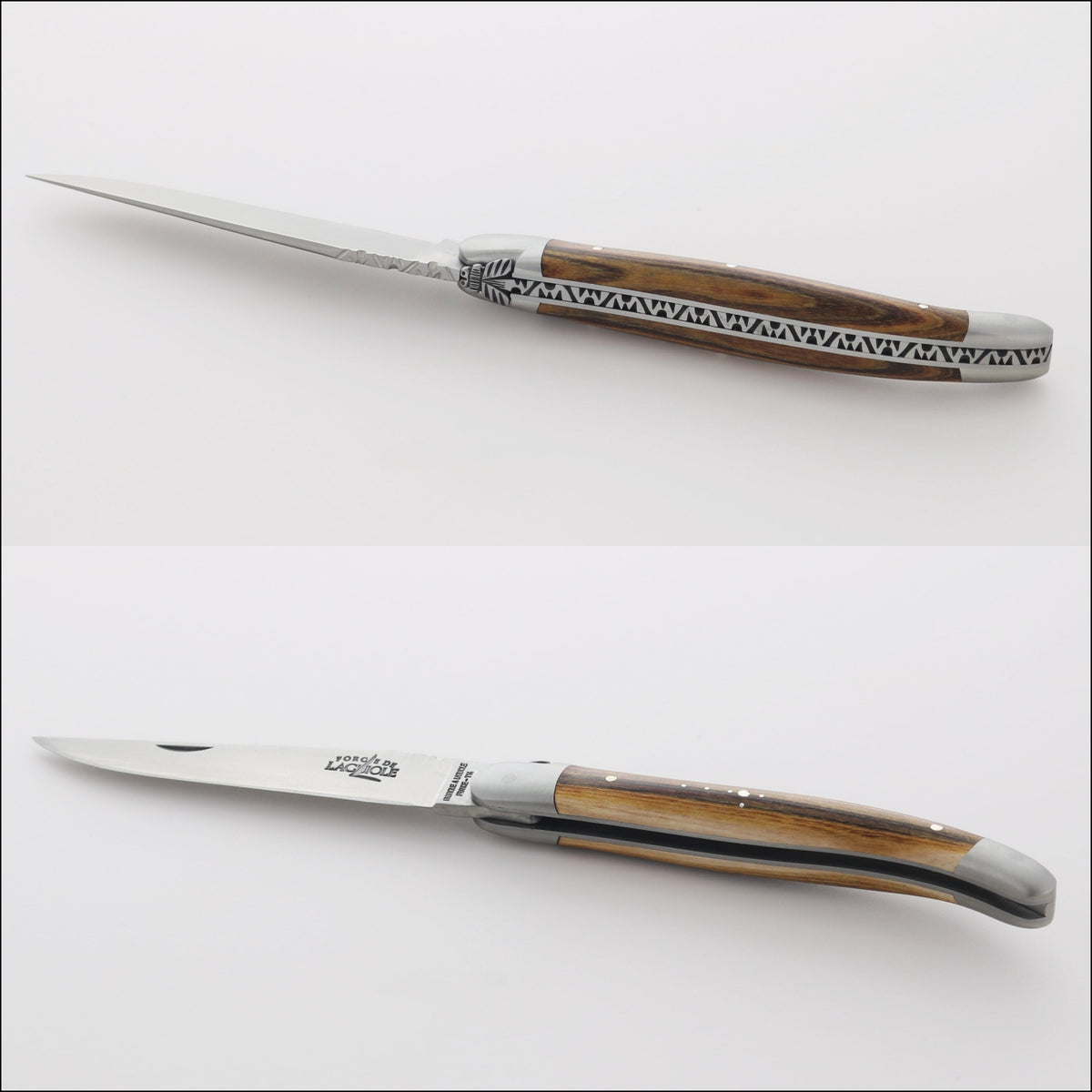 Forge de Laguiole Collection 11 cm Pistachio - Satin Finish