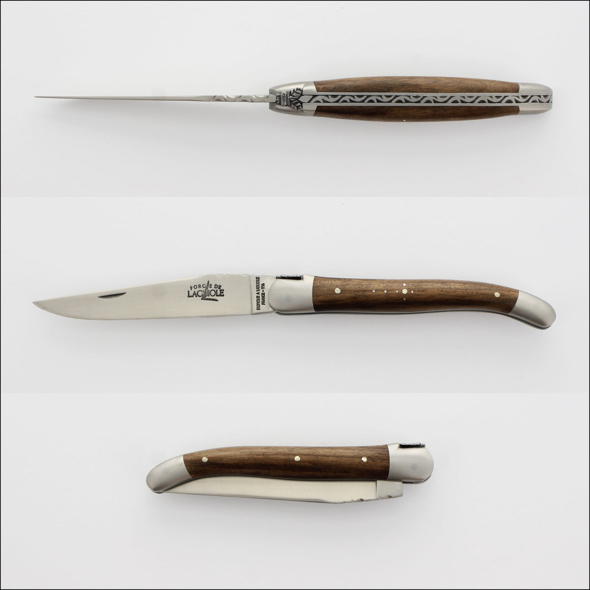 Forge de Laguiole Collection 11 cm Walnut  - Satin Finish