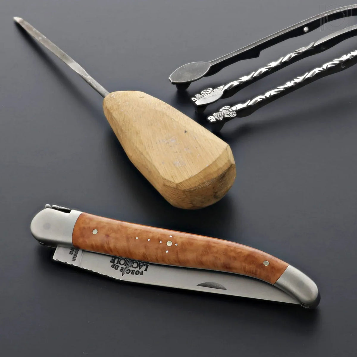 Forge de Laguiole Collection 12 cm Briarwood Satin Finish