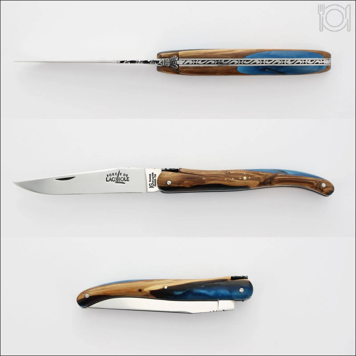Forge de Laguiole Collection 12 cm Juniper - Blue Alchemy