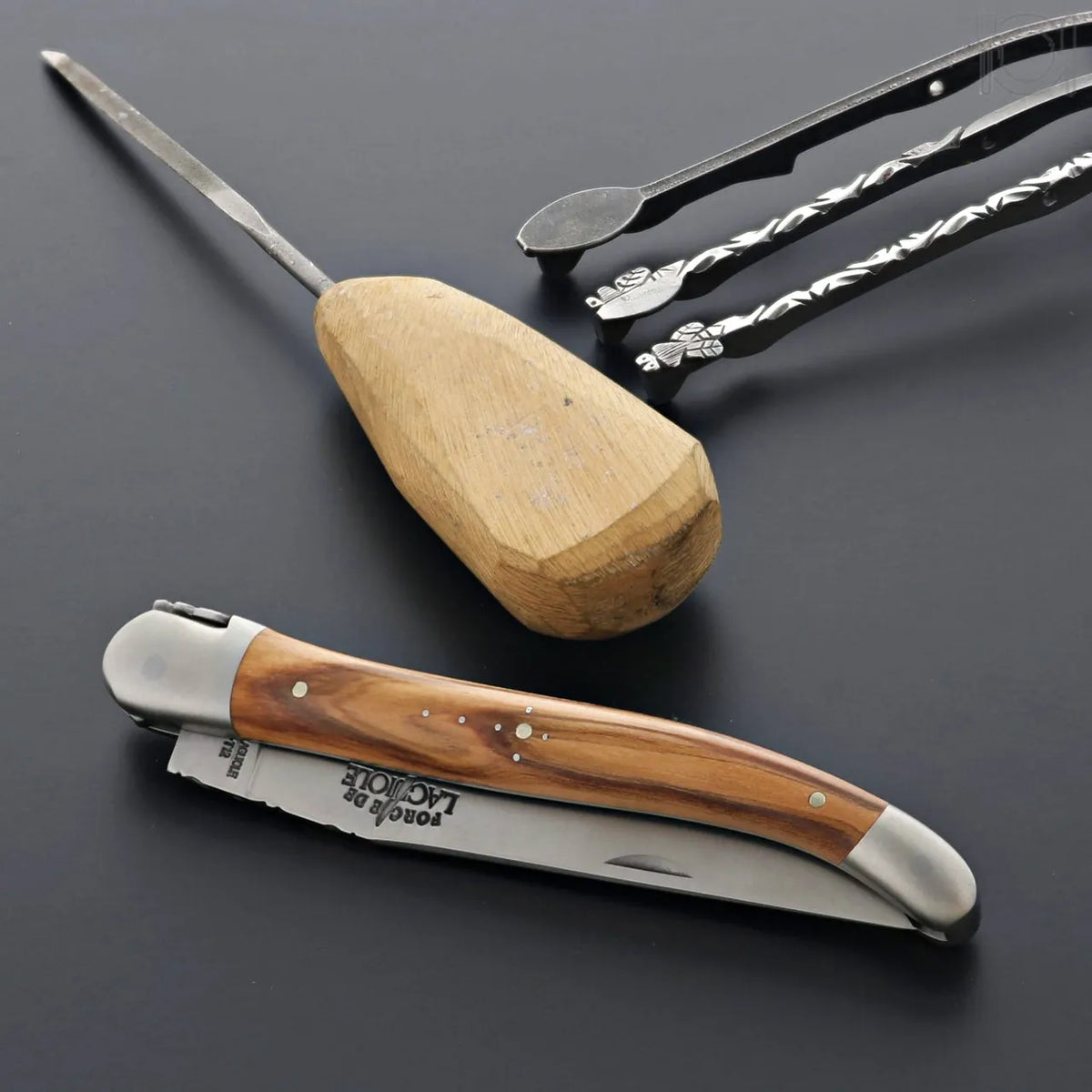 Forge de Laguiole Collection 12 cm Olivewood Satin Finish