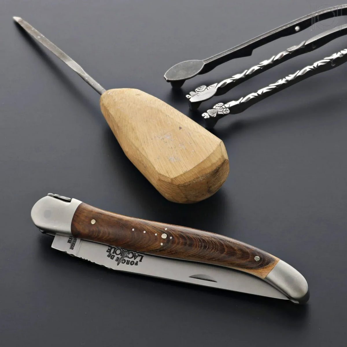 Forge de Laguiole Collection 12 cm Pistachio Satin Finish