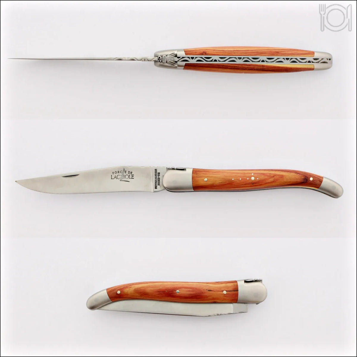 Forge de Laguiole Collection 12 cm Rosewood Satin Finish