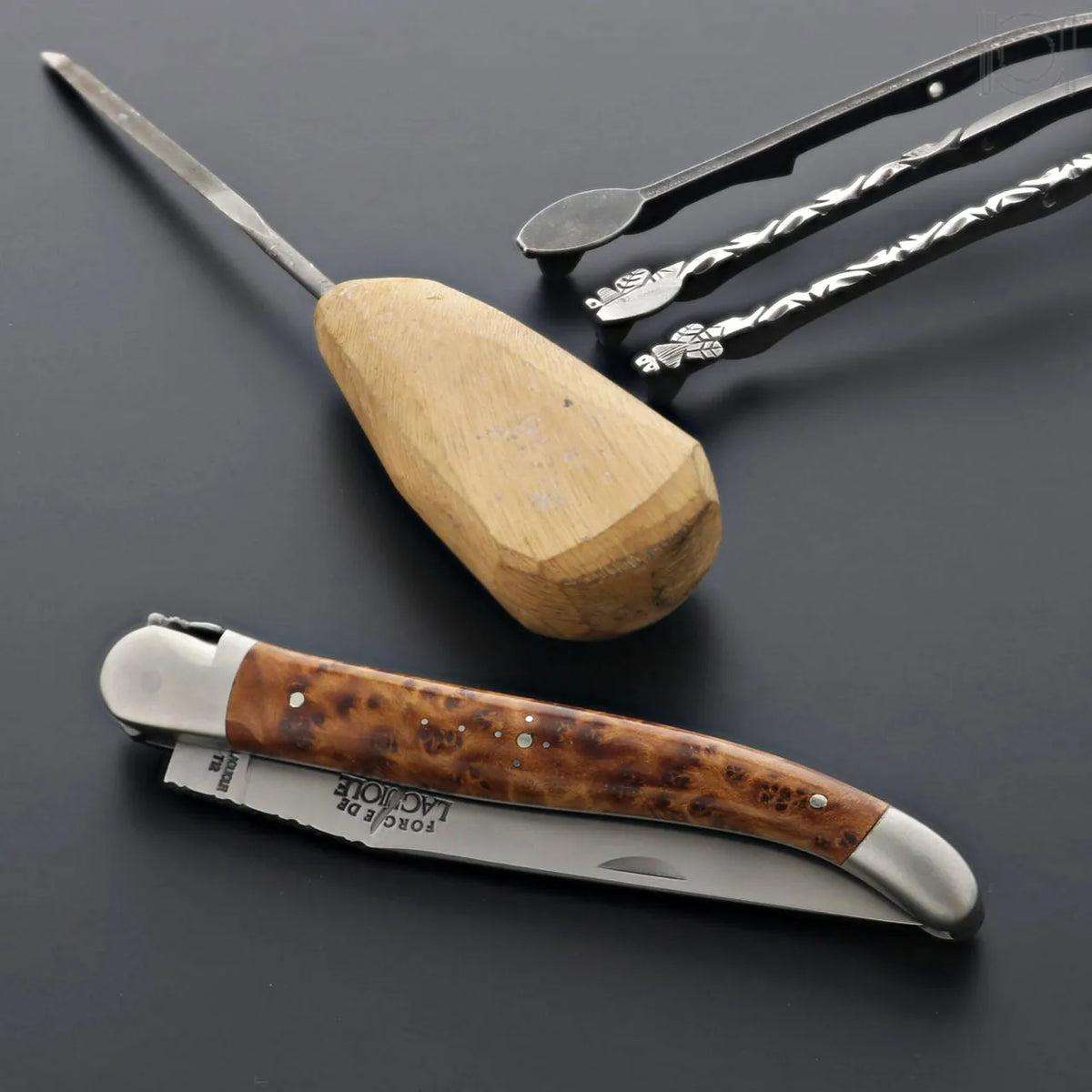 Forge de Laguiole Collection 12 cm Thuya Satin Finish
