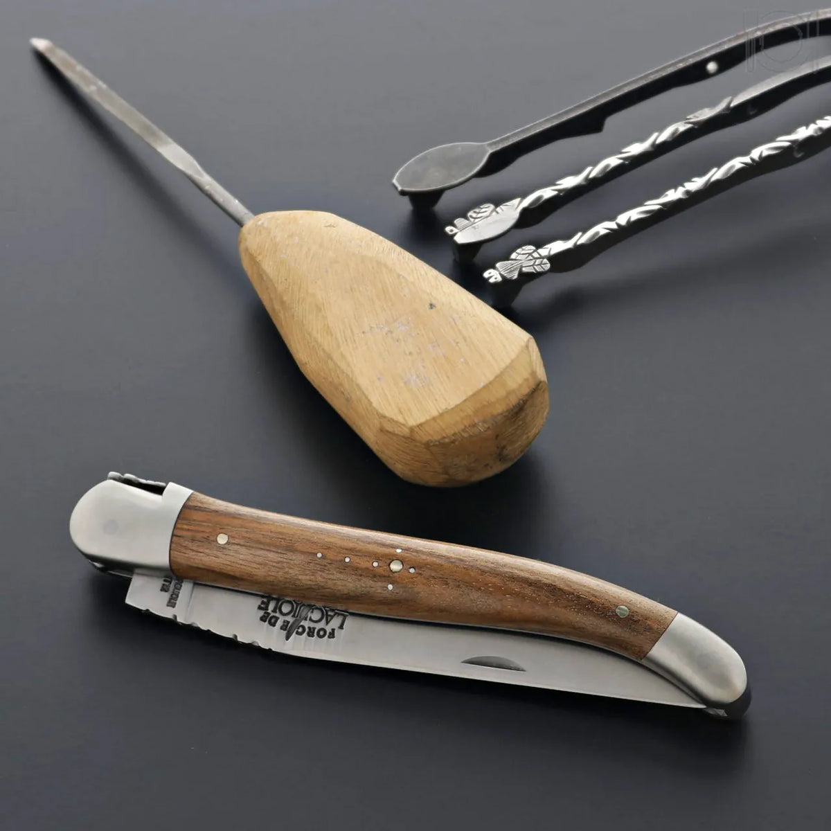 Forge de Laguiole Collection 12 cm Walnut Satin Finish