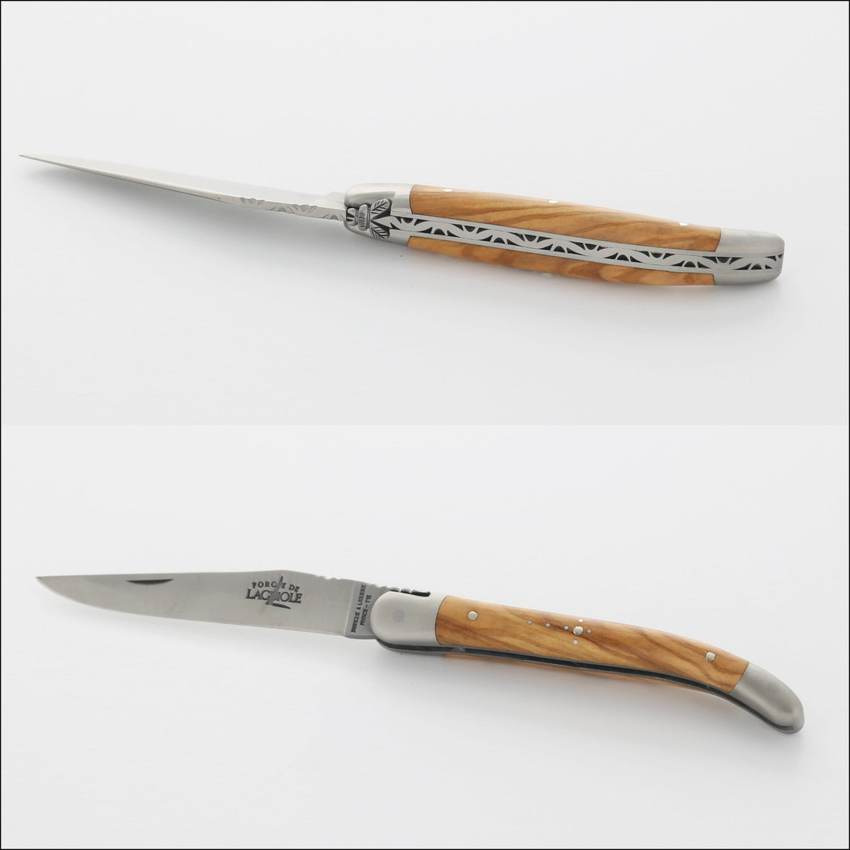 Forge de Laguiole Collection 9 cm Olive wood Satin Finish