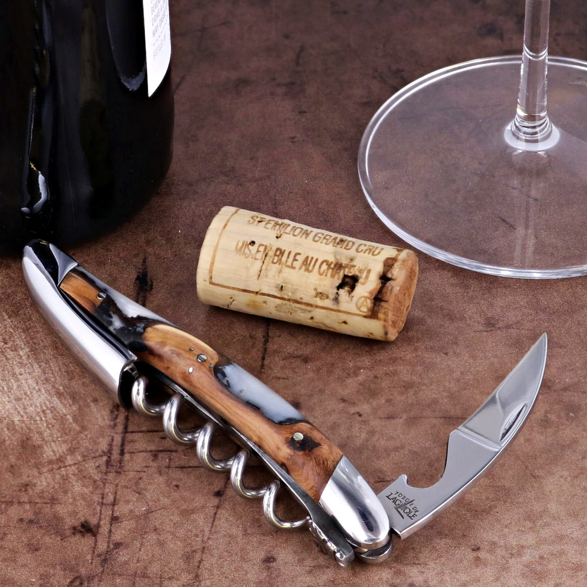 Forge de Laguiole Collection Sommelier Corkscrew - Juniper - White Alchemy