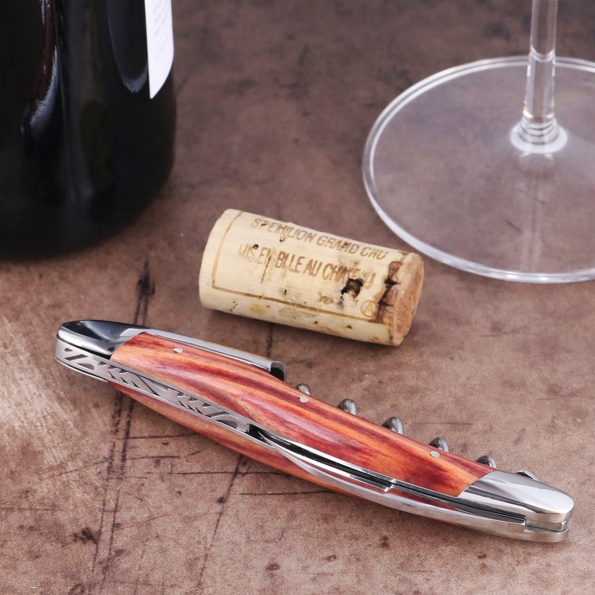 Forge de Laguiole Collection Sommelier Corkscrew - Rosewood Shiny Finish