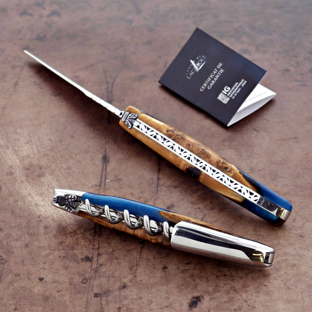 Forge de Laguiole Epicurean Duo - Blue Alchemy