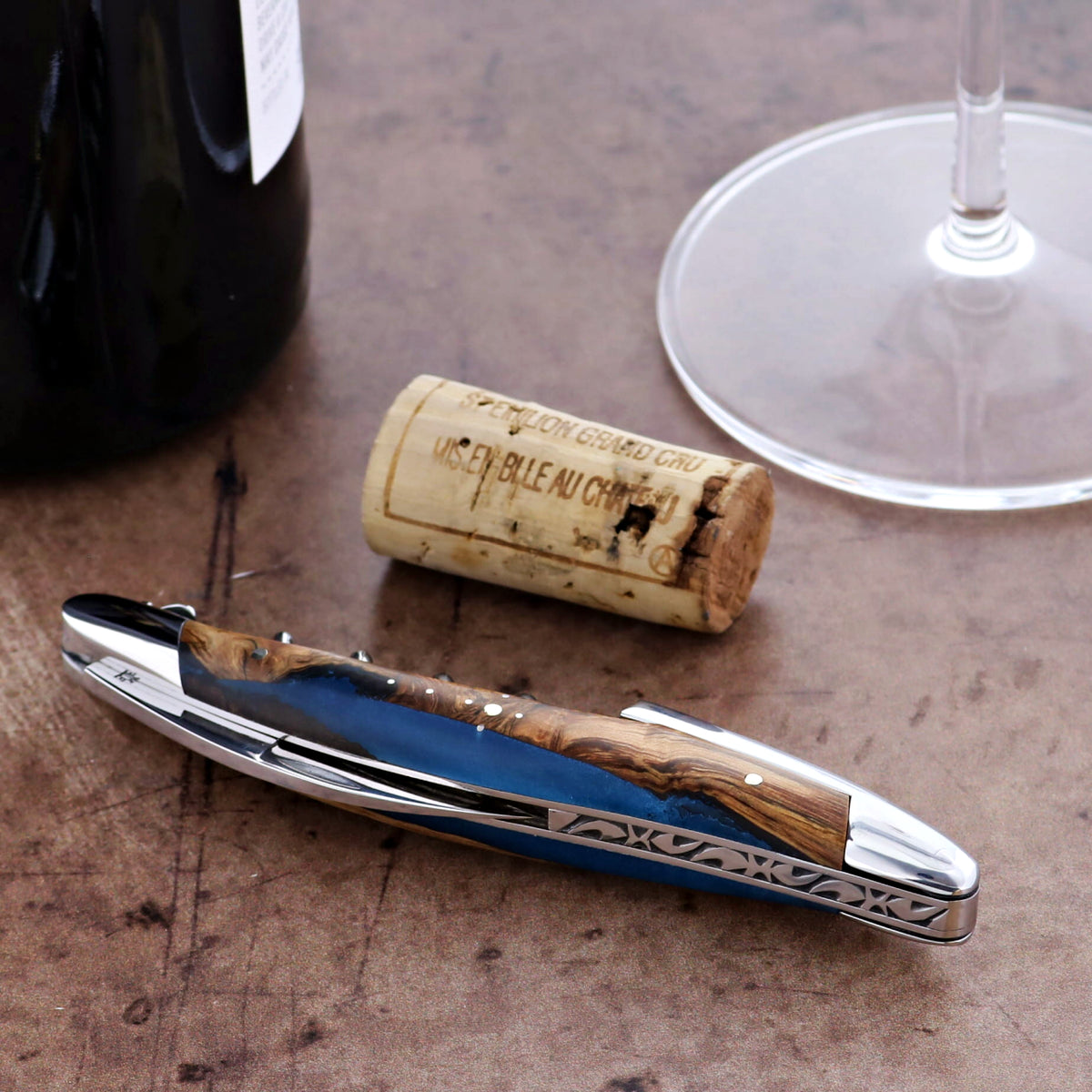 Forge de Laguiole Epicurean Duo - Blue Alchemy