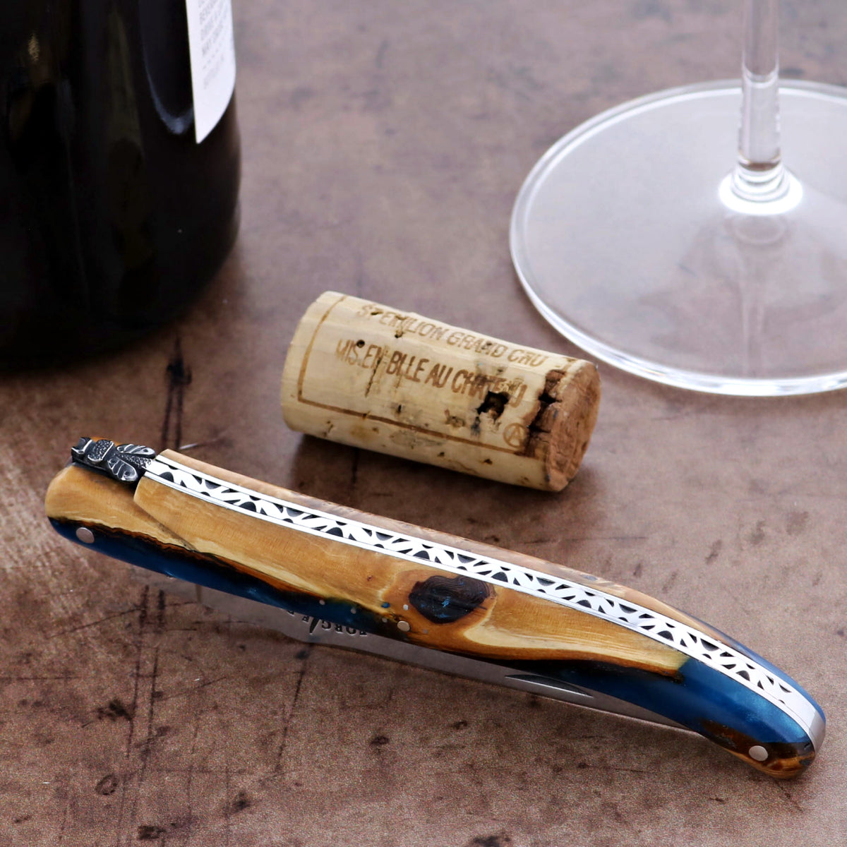 Forge de Laguiole Epicurean Duo - Blue Alchemy