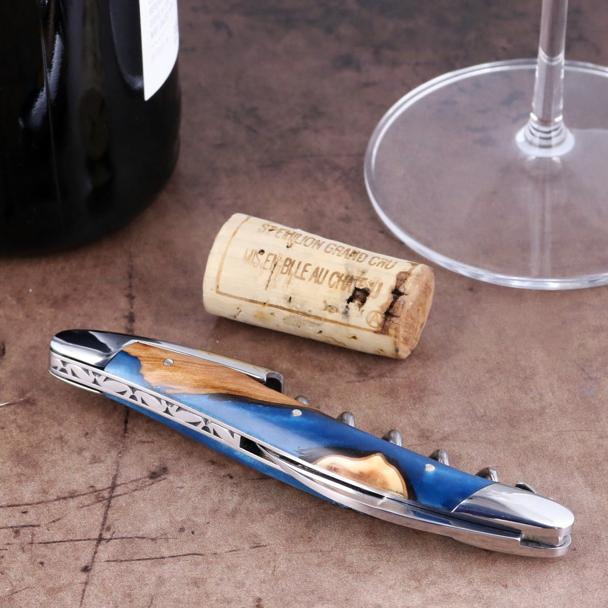 Forge de Laguiole Epicurean Duo - Blue Alchemy