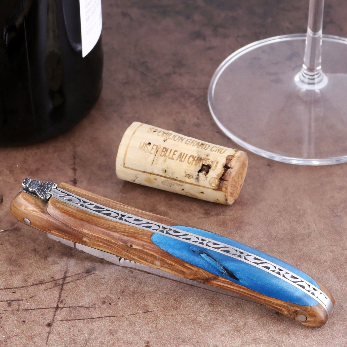 Forge de Laguiole Epicurean Duo - Blue Alchemy