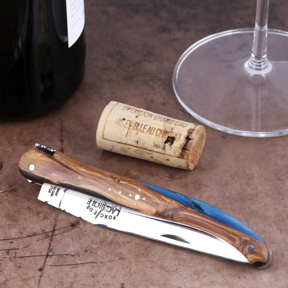 Forge de Laguiole Epicurean Duo - Blue Alchemy
