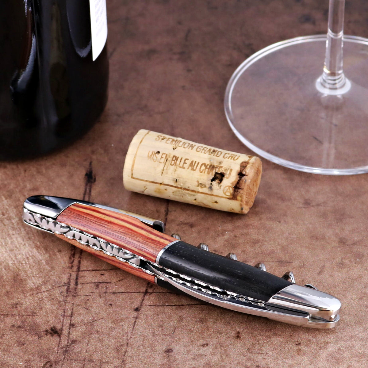 Forge de Laguiole Equinox Corkscrew - Rosewood & Ebony