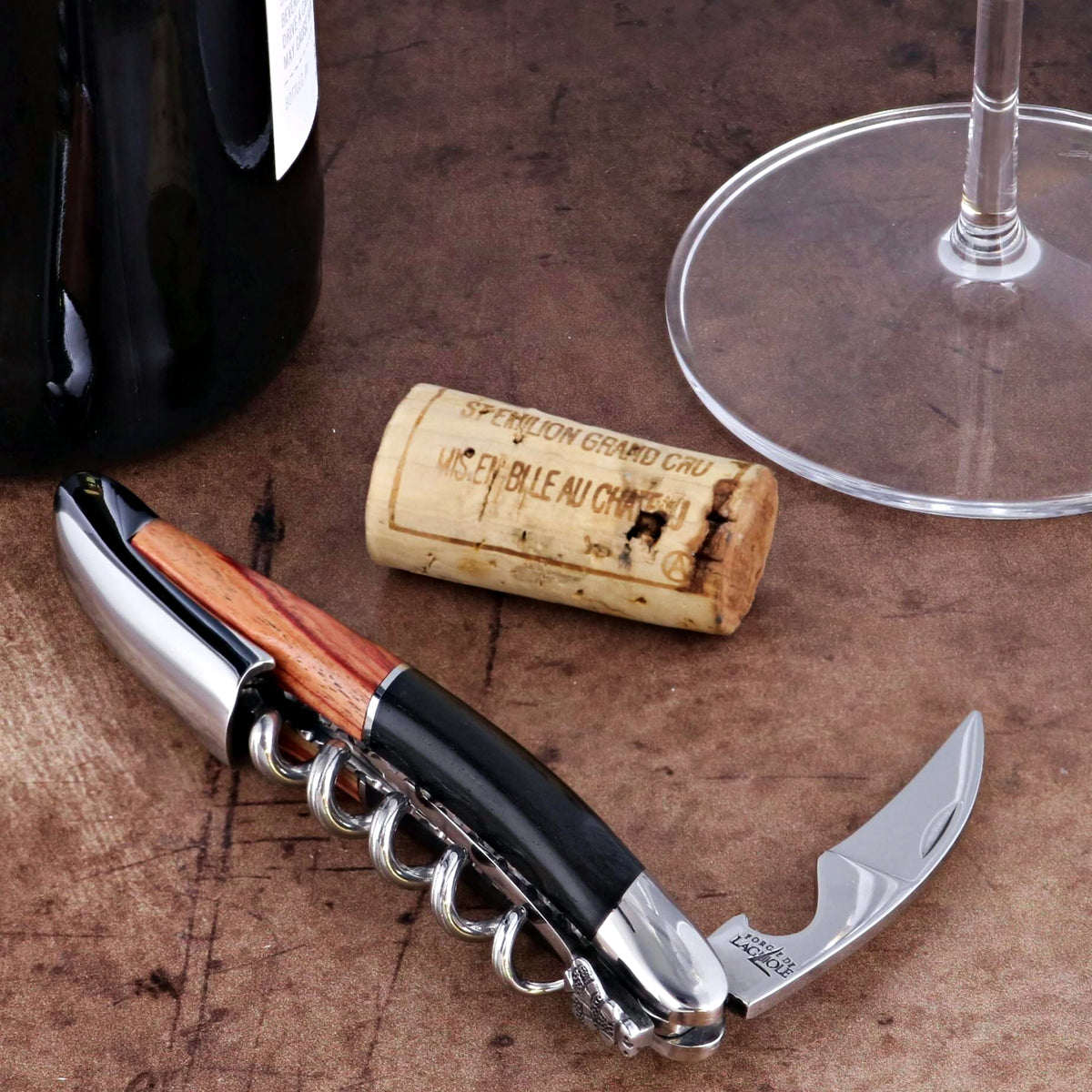 Forge de Laguiole Equinox Corkscrew - Rosewood & Ebony