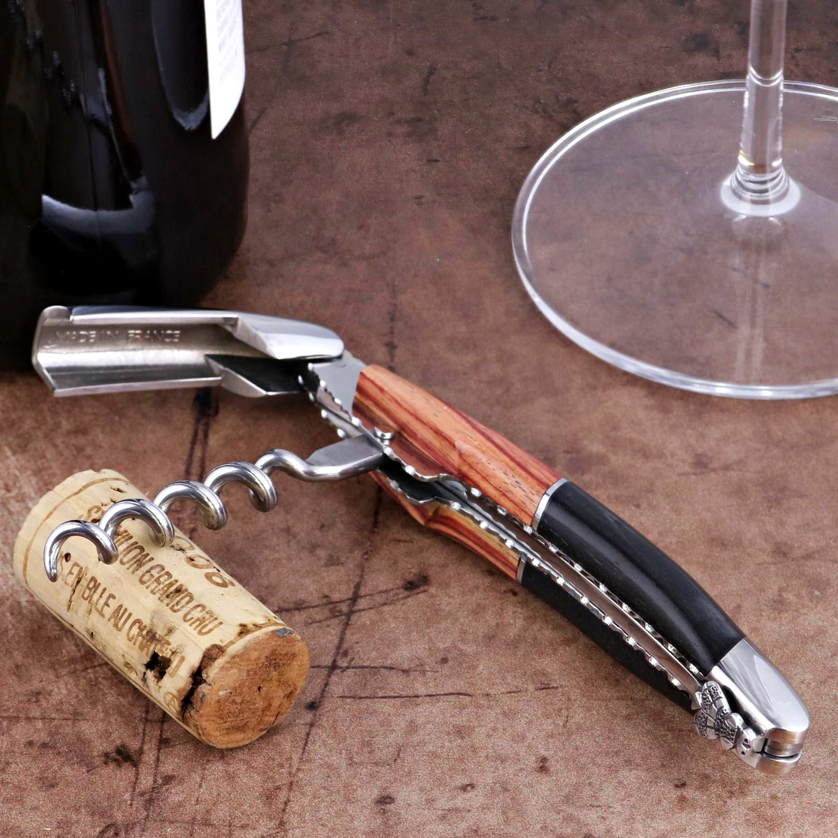 Forge de Laguiole Equinox Corkscrew - Rosewood & Ebony