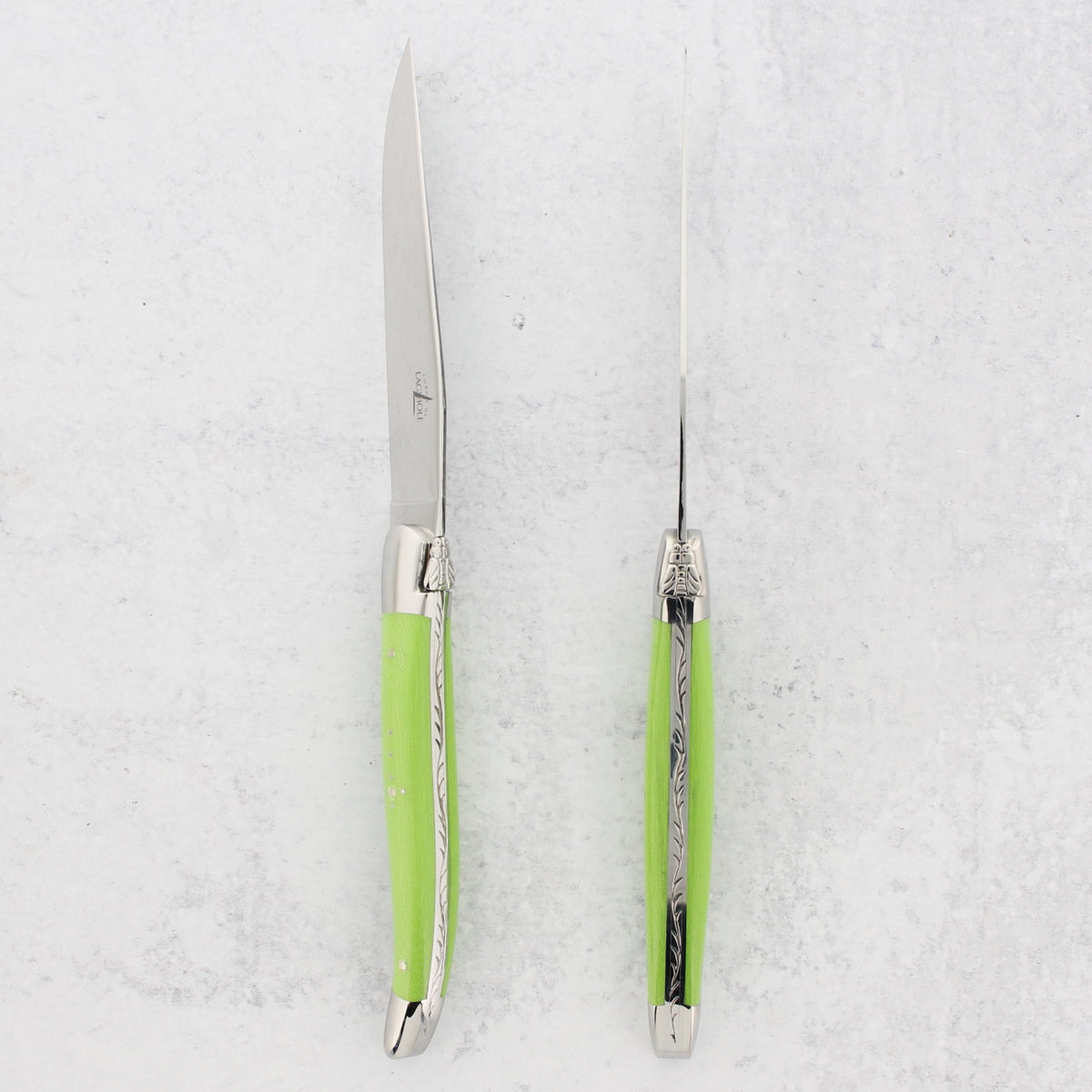 Forge de Laguiole Lime Set Steak Knives