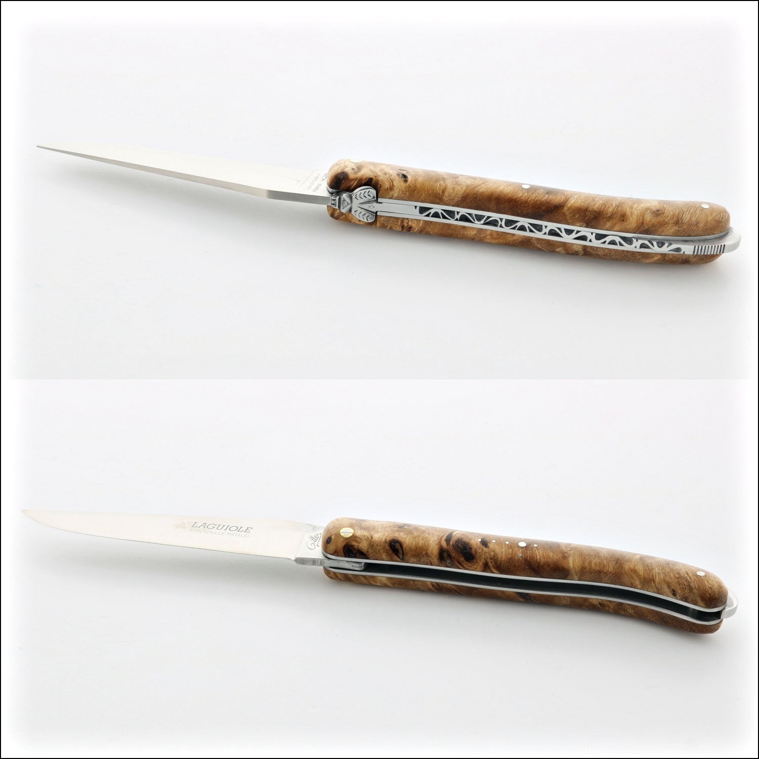 Laguiole 12 cm Nature Classic Full Handle Poplar Burl