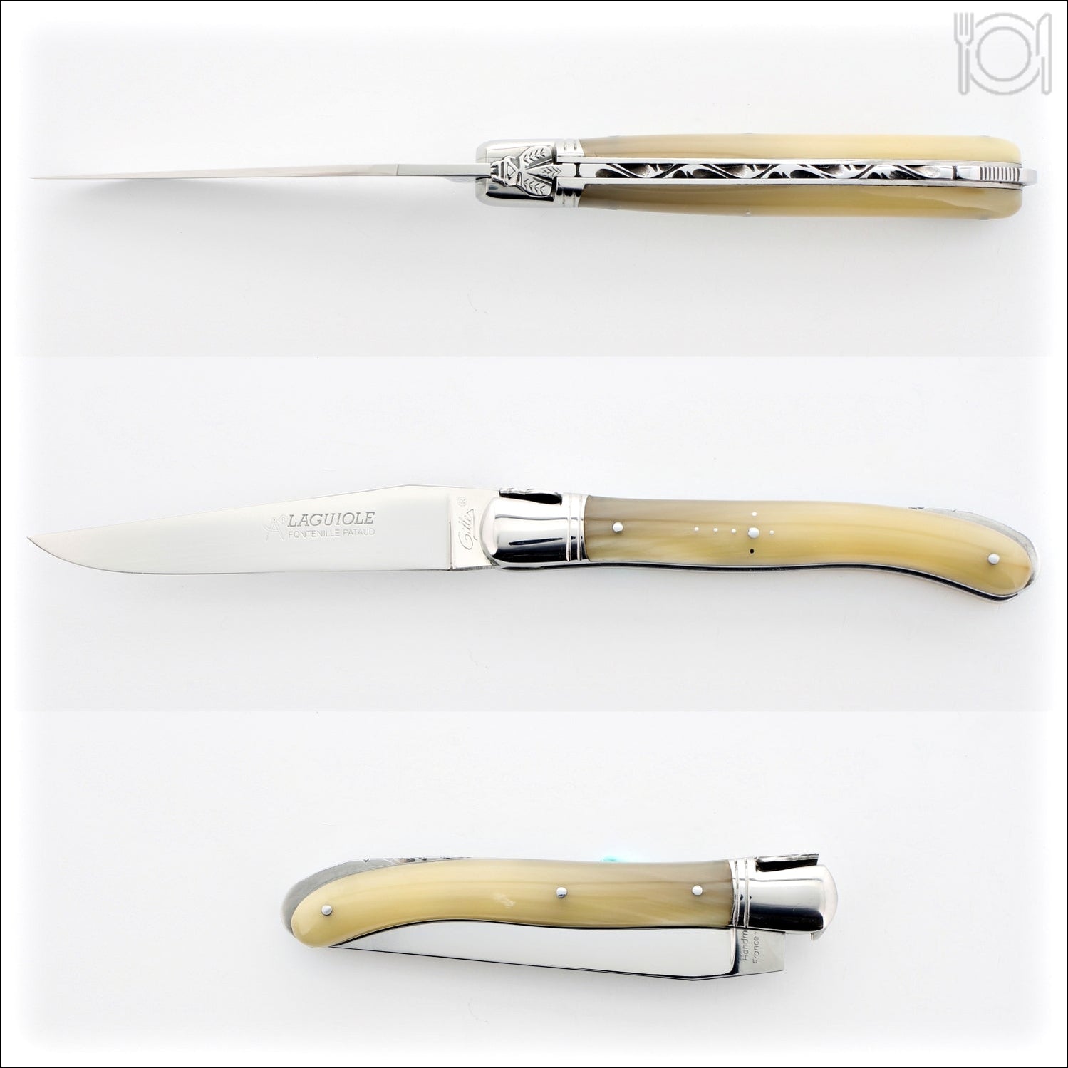 Laguiole 12 cm Nature Classic Horn Tip