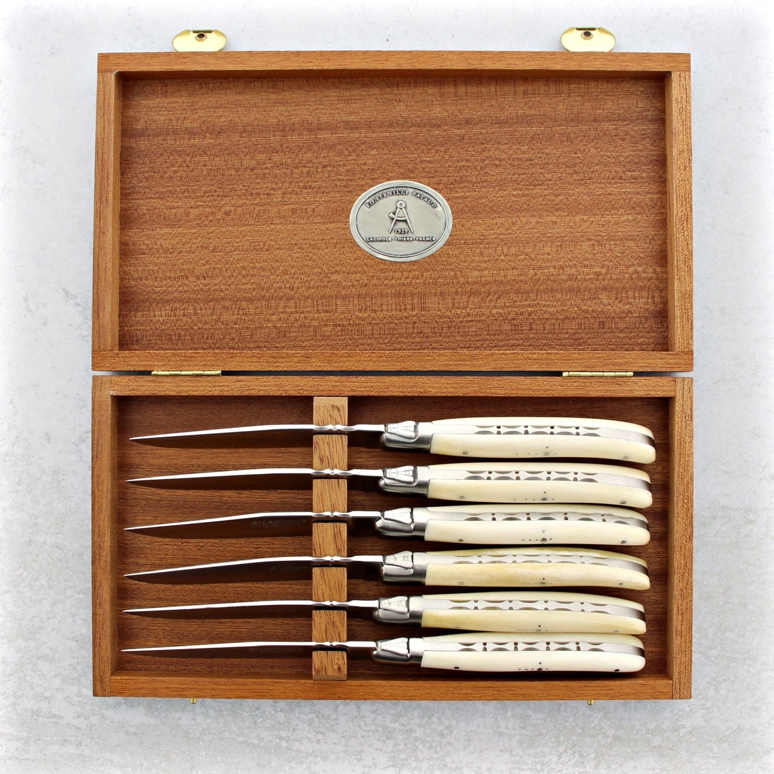 Laguiole Forged Steak Knives Cattle Bone