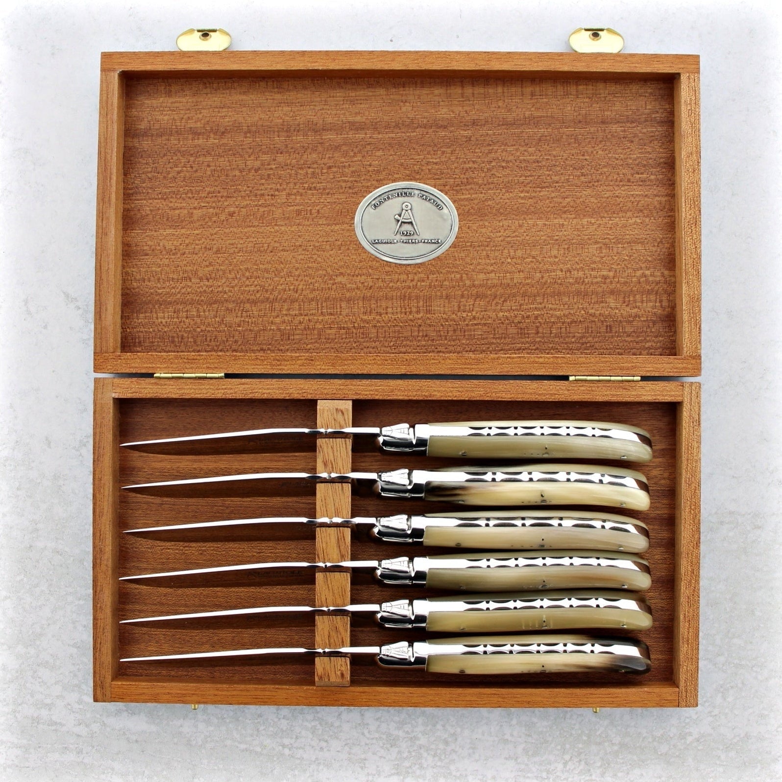 Laguiole Forged Steak Knives Horn Tip