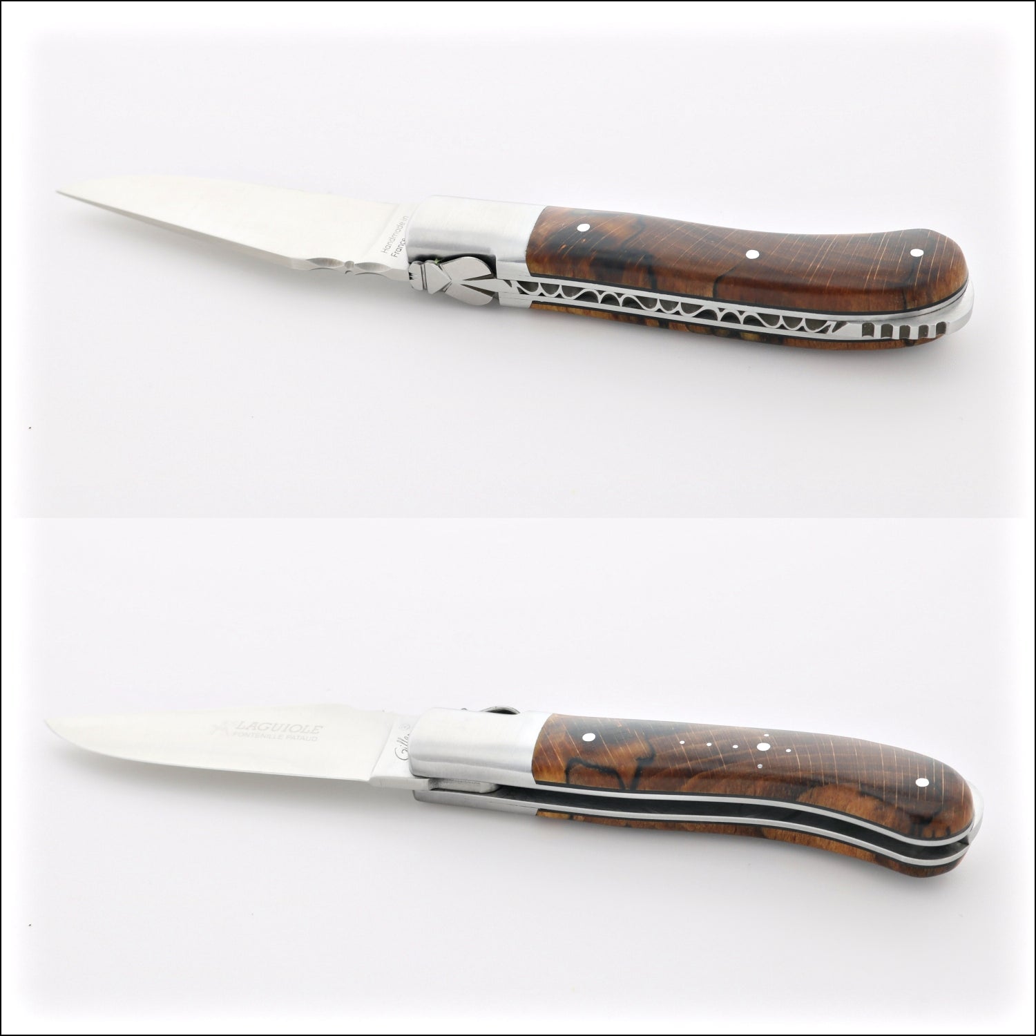 Laguiole Gentleman's Knife - Burled Beech End Grain