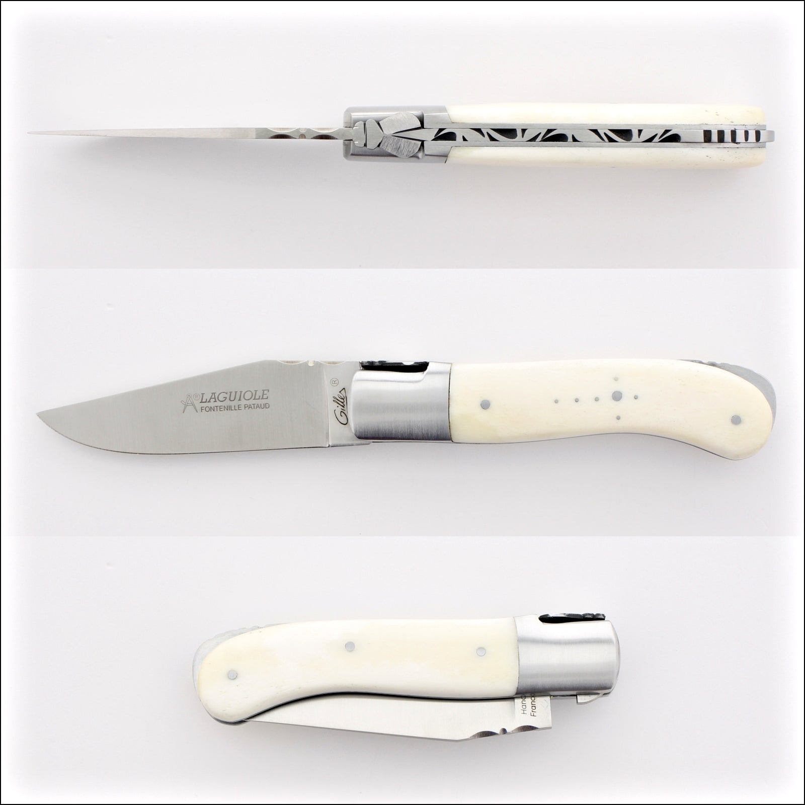 Laguiole Gentleman's Knife - Cattle Bone